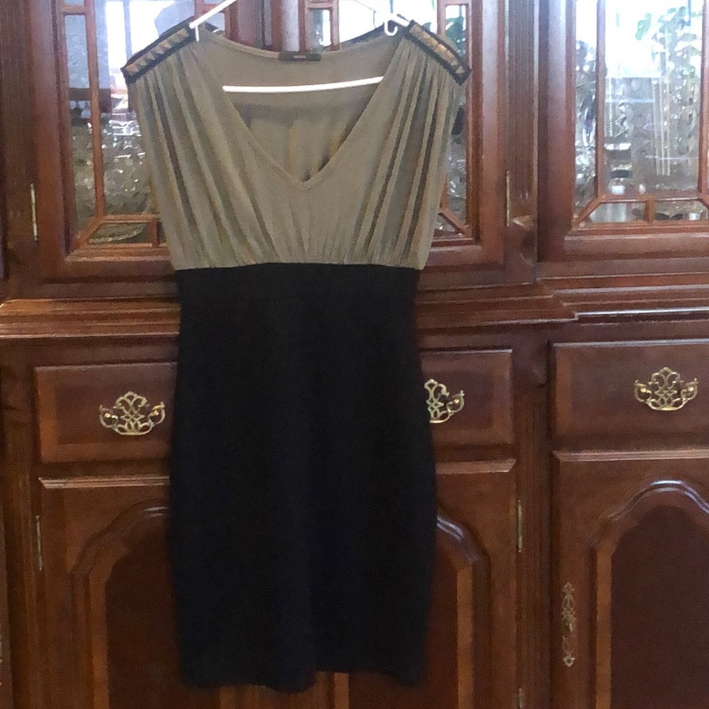 Cute Green/Black Dress w/ Stones